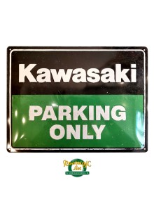 Metal Plate - Kawasaki Parking Only